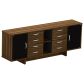 Armário Credenza 4 Gavetas Duplo